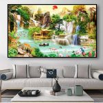 Top những mẫu tranh trang trí phòng khách đẹp, hiện đại nhất