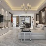 Một số lưu ý khi chọn gạch ốp tường trang trí phòng khách