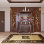Top 3 mẫu trang trí phòng khách nhà cấp 4 có bàn thờ đơn giản, đẹp