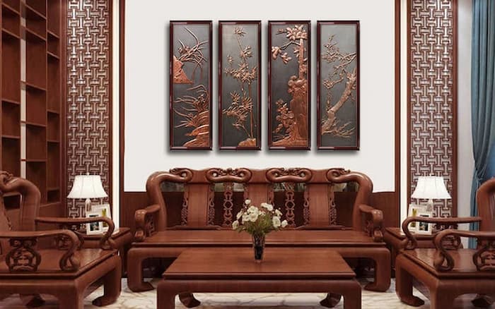 Ưu điểm vượt trội của tranh gỗ trang trí phòng khách 2 tranh gỗ trang trí phòng khách